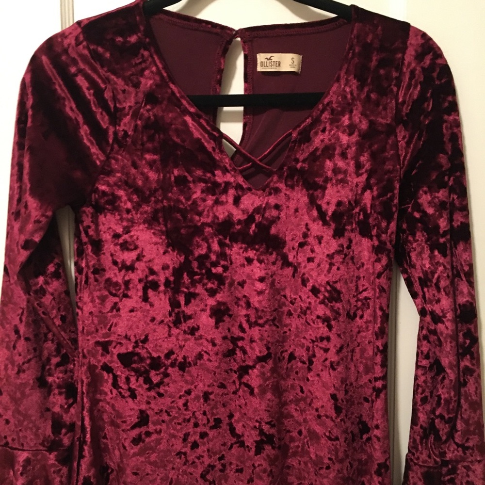 Velvet Mini Dress - Picture 2 of 3